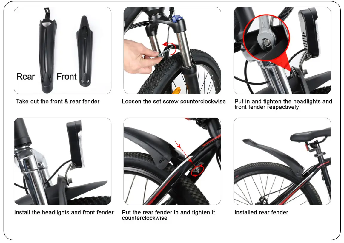 SAMEBIKE MY275 Electric Bike - Figure 6