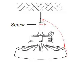 SUNCO LIGHTING 150W UFO High Bay LED Fixture with Accessory Socket 4