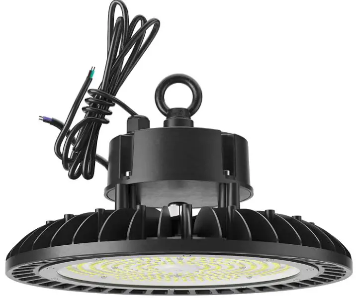 SUNCO LIGHTING 150W UFO High Bay LED Fixture with Accessory Socket