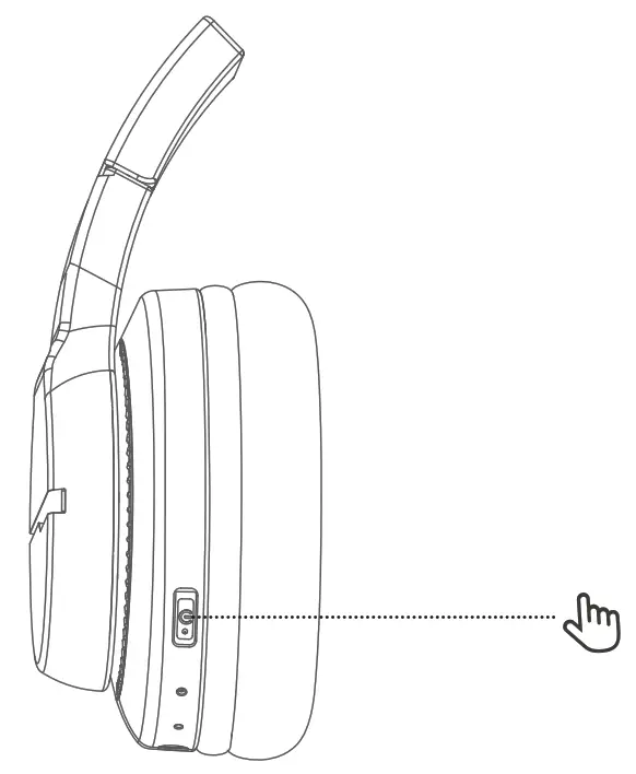 iclever BTH12 Wireless Headphone - power