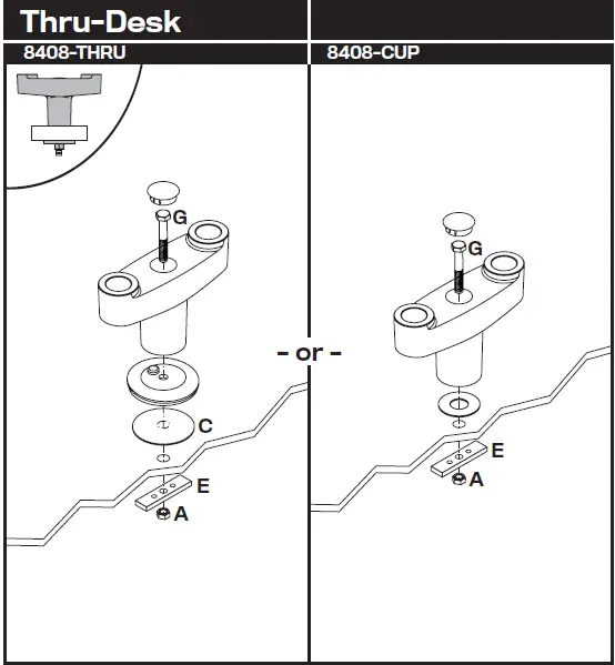 innovative Flexmount 8408 Dual Desk Mount FIG 4 (3)