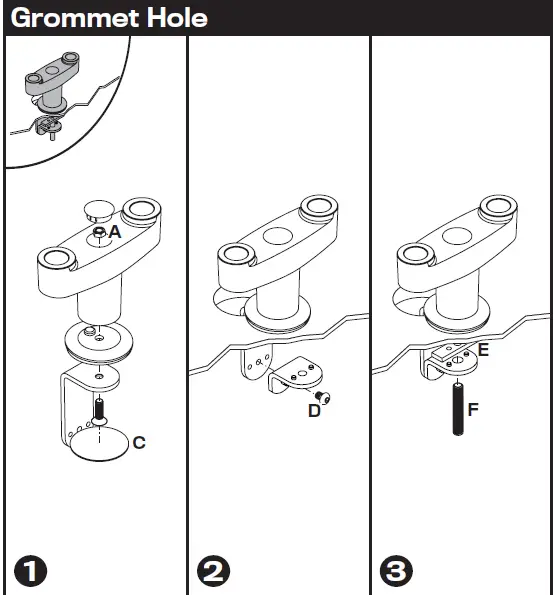 innovative Flexmount 8408 Dual Desk Mount FIG 4 (4)