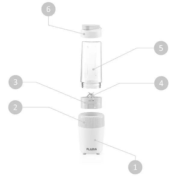 FLAMA 2224FL Blender-1