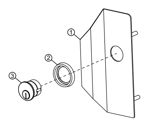 DETEX 105645 Anti Vandal 30 Series Mortise Trim - fig 4