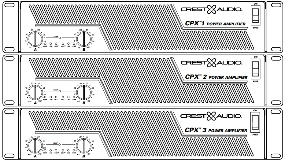 CREST AUDIO CPX 1 CPX Series Power Amplifier -