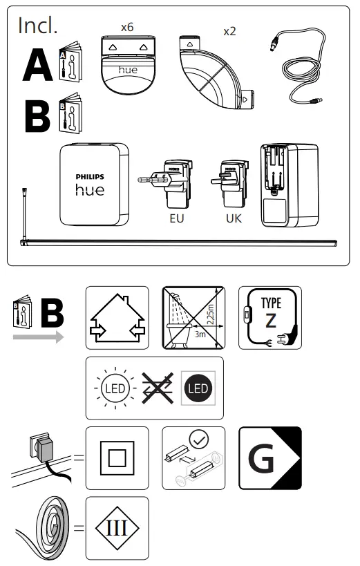 PHILIPS 8719514434592 Play Gradient Light Strip for PC - fig 1