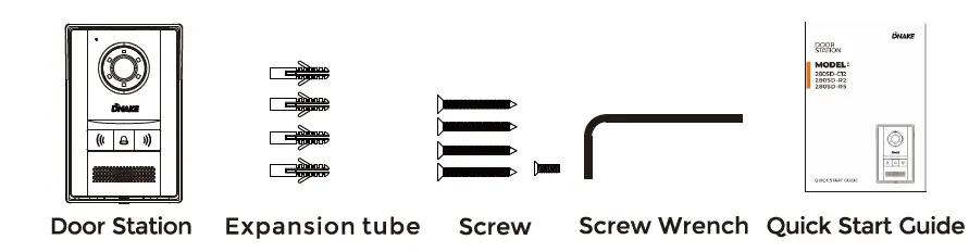 DNAKE-280SD-Series-1-button-Door-Station-1