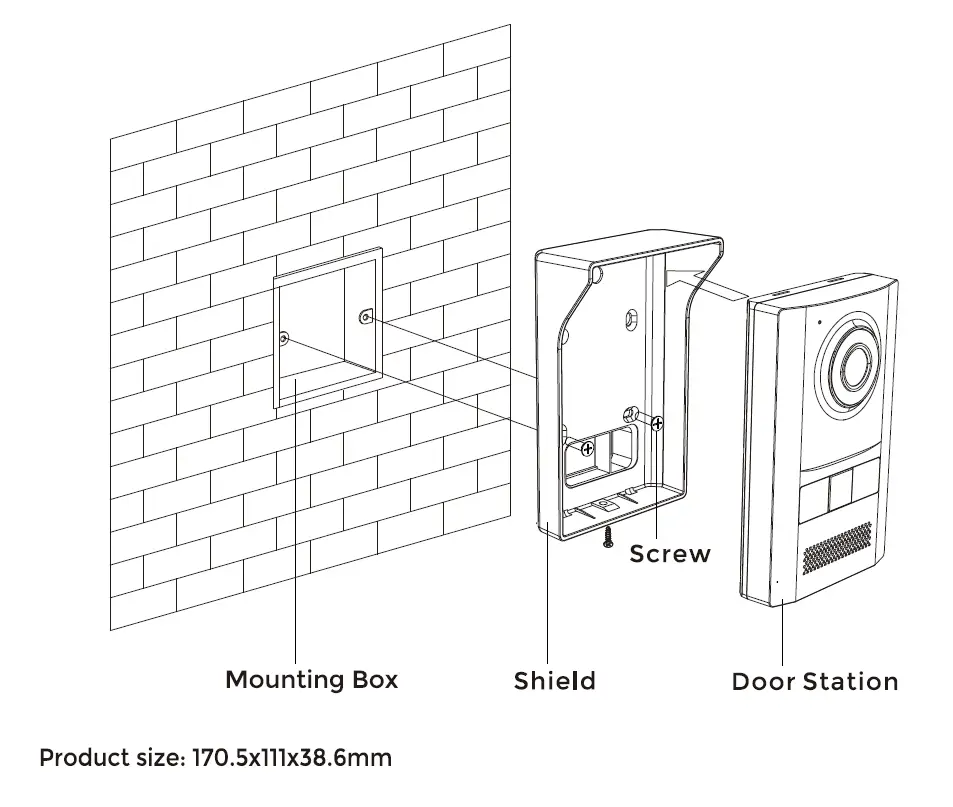DNAKE-280SD-Series-1-button-Door-Station-15