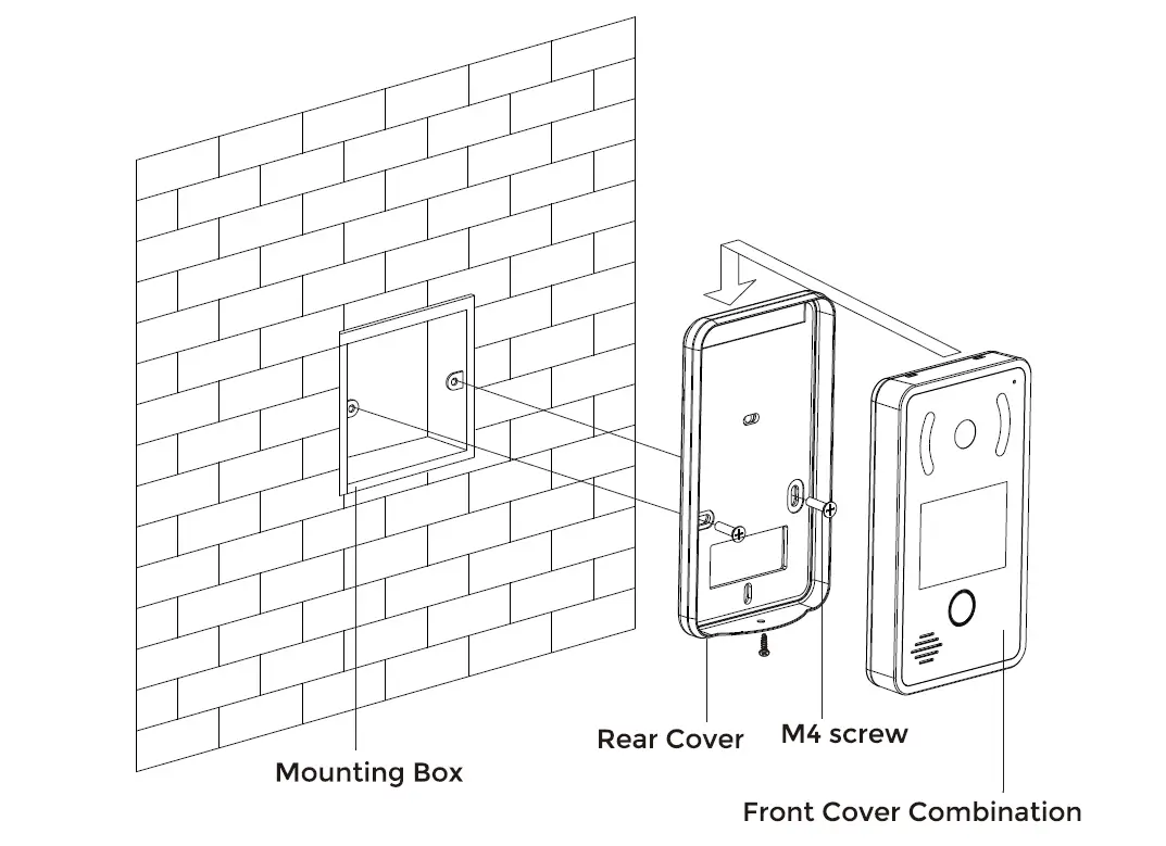 DNAKE-280SD-Series-1-button-Door-Station-163