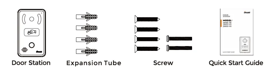 DNAKE-280SD-Series-1-button-Door-Station-2