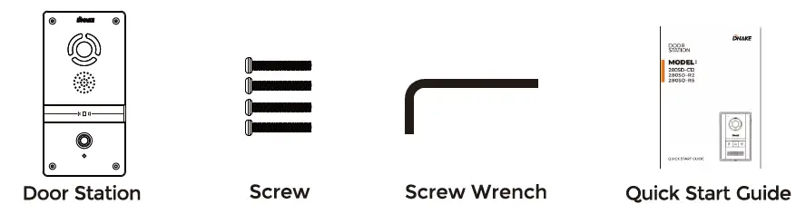 DNAKE-280SD-Series-1-button-Door-Station-3