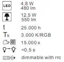 Paul Neuhaus 9720-13 Q-Amin RGBW LED Bollard Light with Dimmer 02