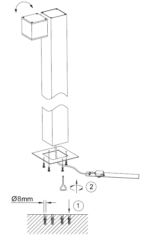 Paul Neuhaus 9720-13 Q-Amin RGBW LED Bollard Light with Dimmer 04