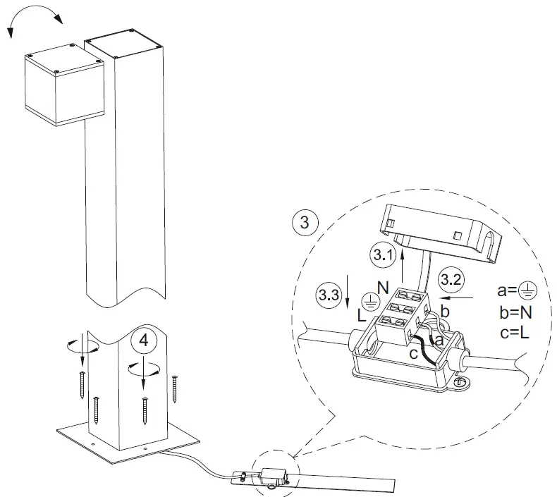 Paul Neuhaus 9720-13 Q-Amin RGBW LED Bollard Light with Dimmer 05