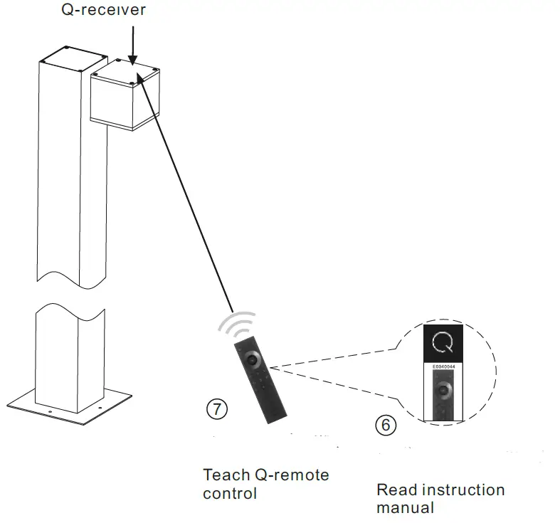 Paul Neuhaus 9720-13 Q-Amin RGBW LED Bollard Light with Dimmer 07