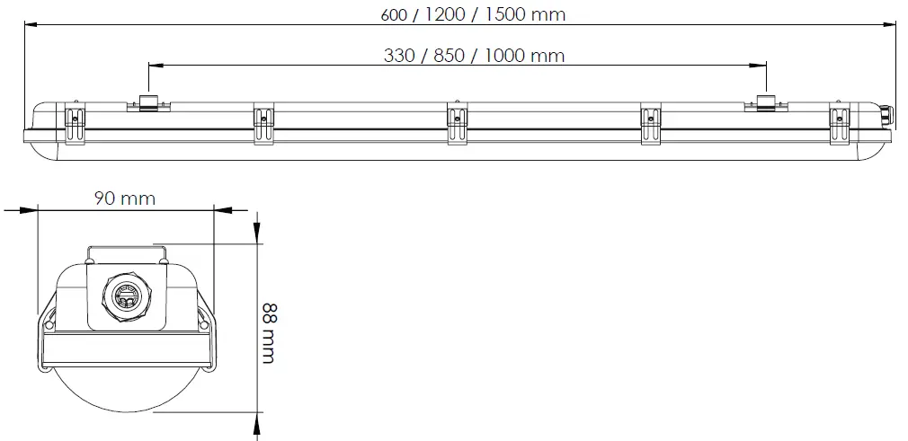 VIZULO ST 010 830 P06SS NN1 NS0 Stone Classic LED Luminaire 01