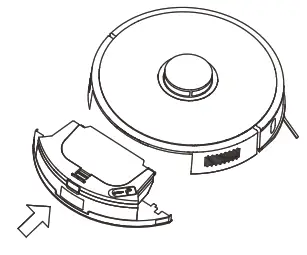 Dongguan Jiaxu Electronic Product X8 Robotic Vacuum Cleaner -Charging Dust bin