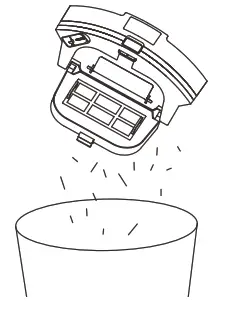 Dongguan Jiaxu Electronic Product X8 Robotic Vacuum Cleaner -Charging dust