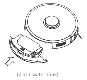 Dongguan Jiaxu Electronic Product X8 Robotic Vacuum Cleaner -tank