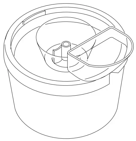 KENWOOD AT956A 1 Litre Ice Cream Attachment