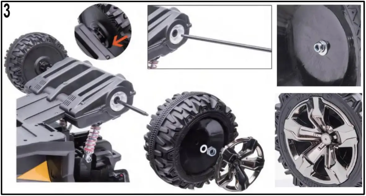 MONI QLS 3288 Electric Ride On Quad - Fig 3