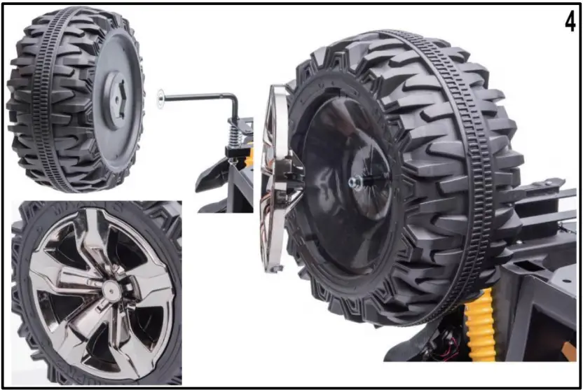 MONI QLS 3288 Electric Ride On Quad - Fig 4