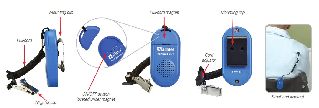 AliMed 72140 Alarm Cord-Pull Free-Worry - Alarm