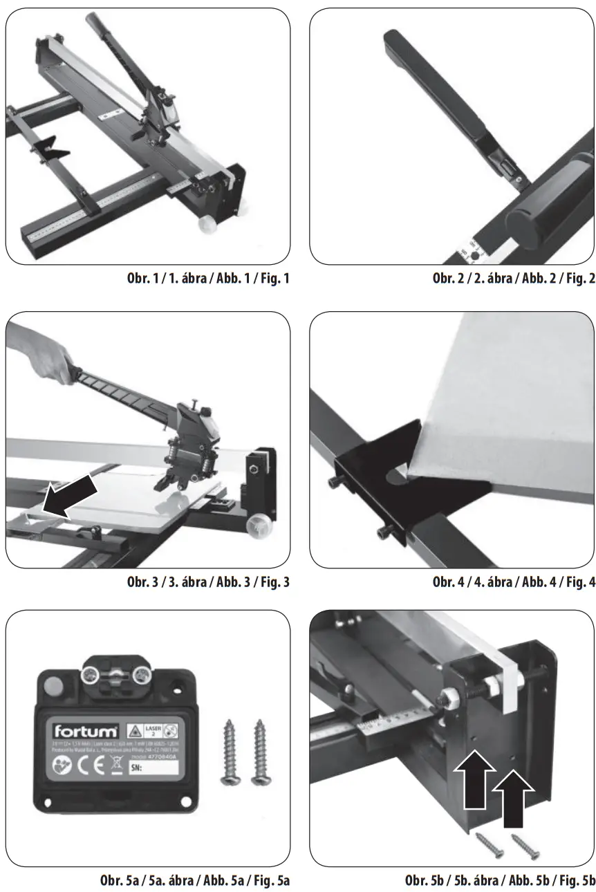 fortum 4770840 Compact Tile Cutter fig 3