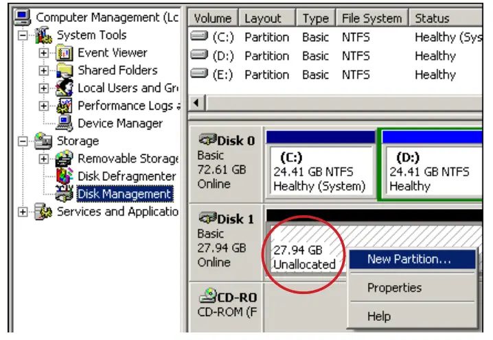 CREATING PARTITIONS 2