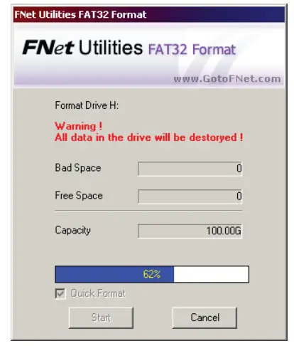 FAT32 FORMAT UTILITY 5