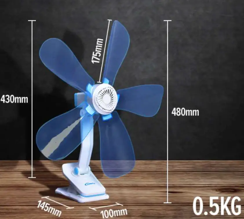 PowerPac PPC603 Electric Clip Fan 13