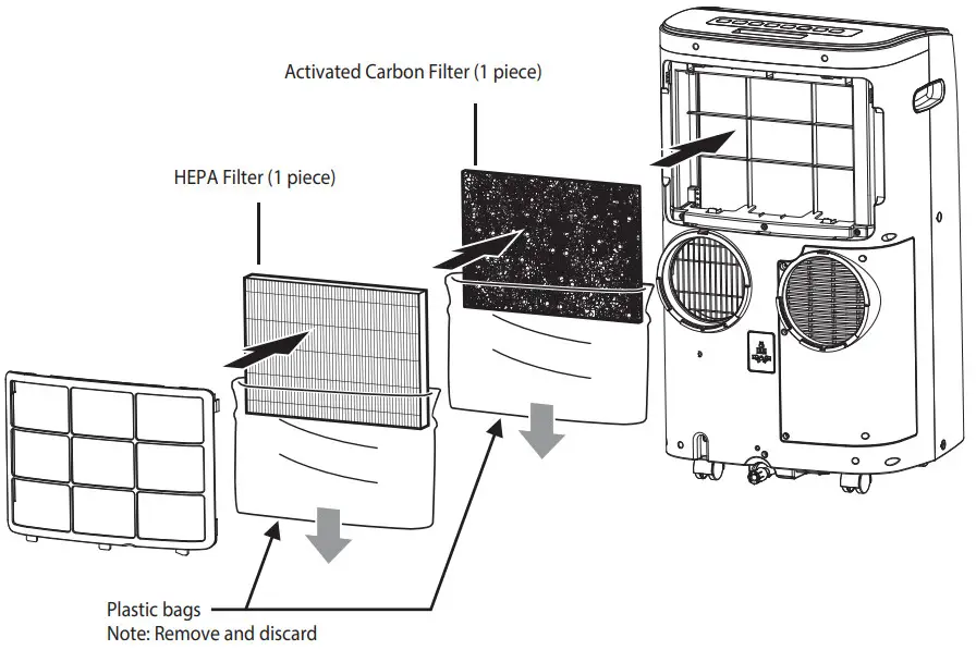 Whynter ARC-147WF Dual Hose Portable Air Conditioner -10