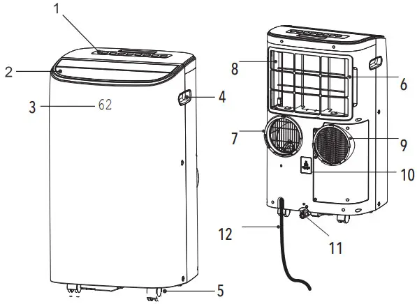 Whynter ARC-147WF Dual Hose Portable Air Conditioner -1SFQBSBUJPO