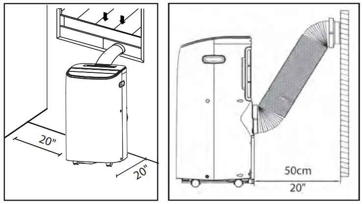 Whynter ARC-147WF Dual Hose Portable Air Conditioner -$IPPTJO
