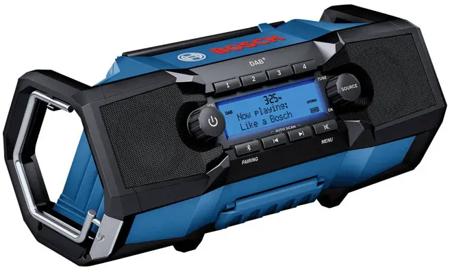 BOSCH 18V 2 SC GPB Professional Workplace FM Bluetooth Radio