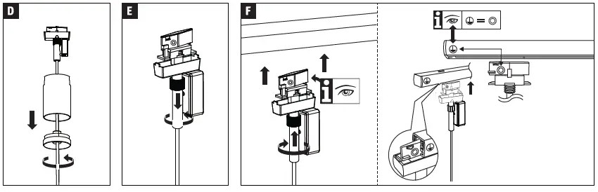 Paulmann-E27 -URail-Pendants-Corus-max.-50W-dimmable-230V-Black-fig 3