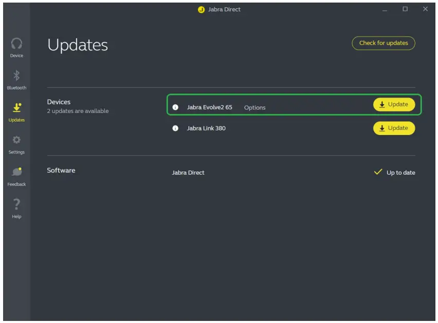Updating the firmware