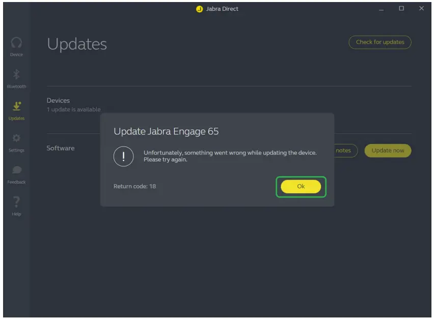 Updating the firmware