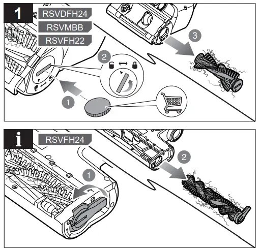 RYOBI RSV18 Series Cordless Brushed Stick User Manual