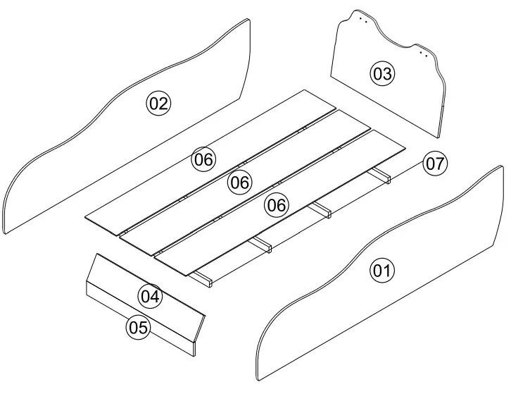 Moveis Estrela 29331 Fast Car Child 008 Bed 22A - fig4