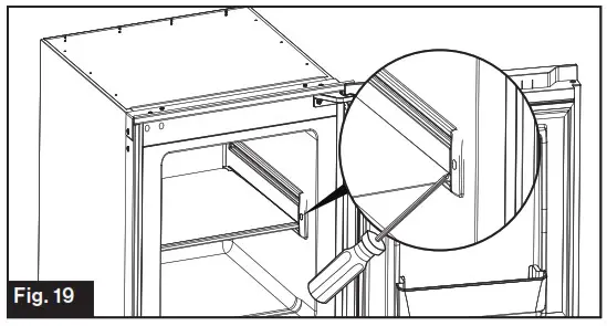 FURRION ACRCTIC 8 and 10 cu. ft - Adjusting the Shelf (Optional) 3