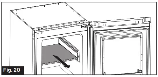 FURRION ACRCTIC 8 and 10 cu. ft - Adjusting the Shelf (Optional) 4