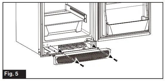 FURRION ACRCTIC 8 and 10 cu. ft - Installing the Refrigerator 5