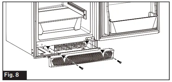 FURRION ACRCTIC 8 and 10 cu. ft - Installing the Refrigerator 7