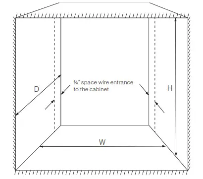 FURRION ACRCTIC 8 and 10 cu. ft - Refrigerator Cabinet