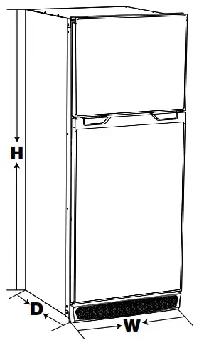 FURRION ACRCTIC 8 and 10 cu. ft - Specifications
