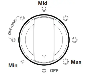 FURRION ACRCTIC 8 and 10 cu. ft - Temperature Control 1
