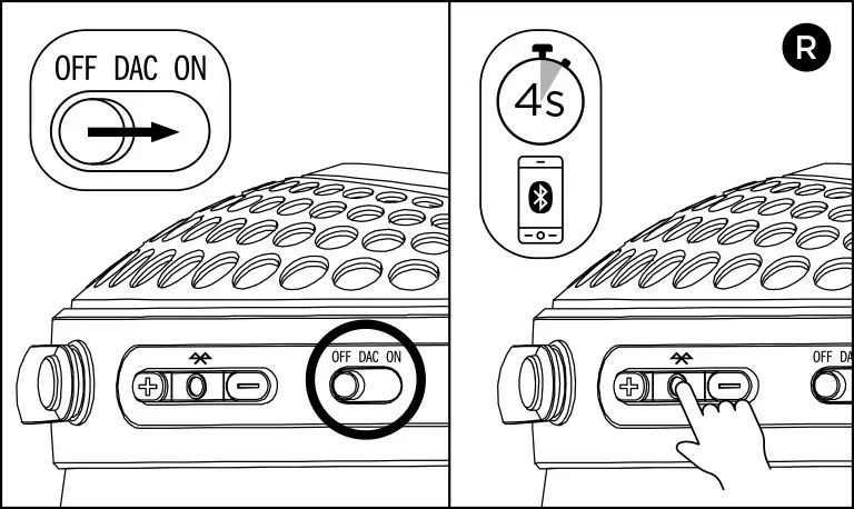 FOCAL Bathys HiFi Wireless Headset - Powering on