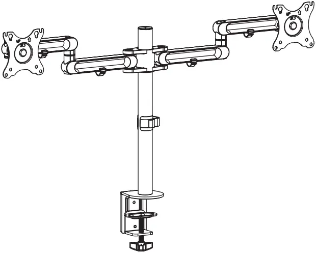 TRIPP LITE DDR1327SDFC-1 Dual Flat Screen A01