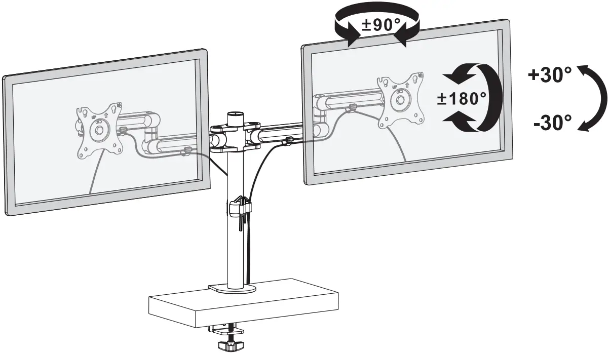 TRIPP LITE DDR1327SDFC-1 Dual Flat Screen B07